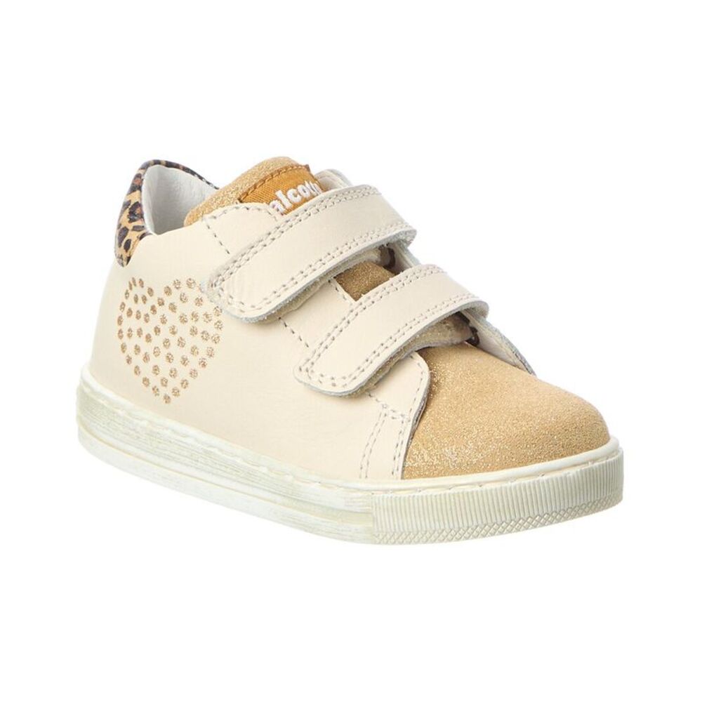 Naturino Falcotto Banit Glitter Leather & Suede Sneaker